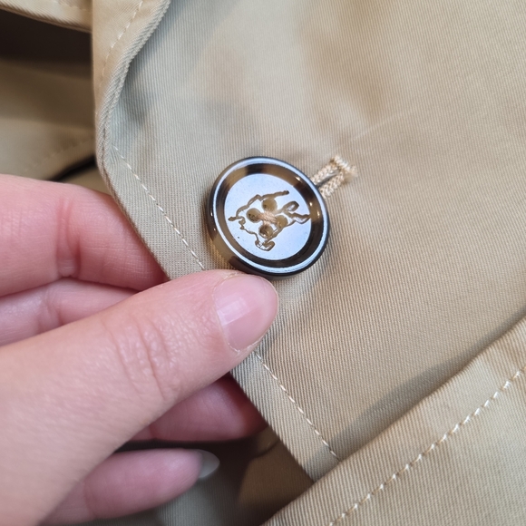 Burberry Trench Coat Khaki Oversized UK 10 US 8 - Never Worn - Picture 11 of 17